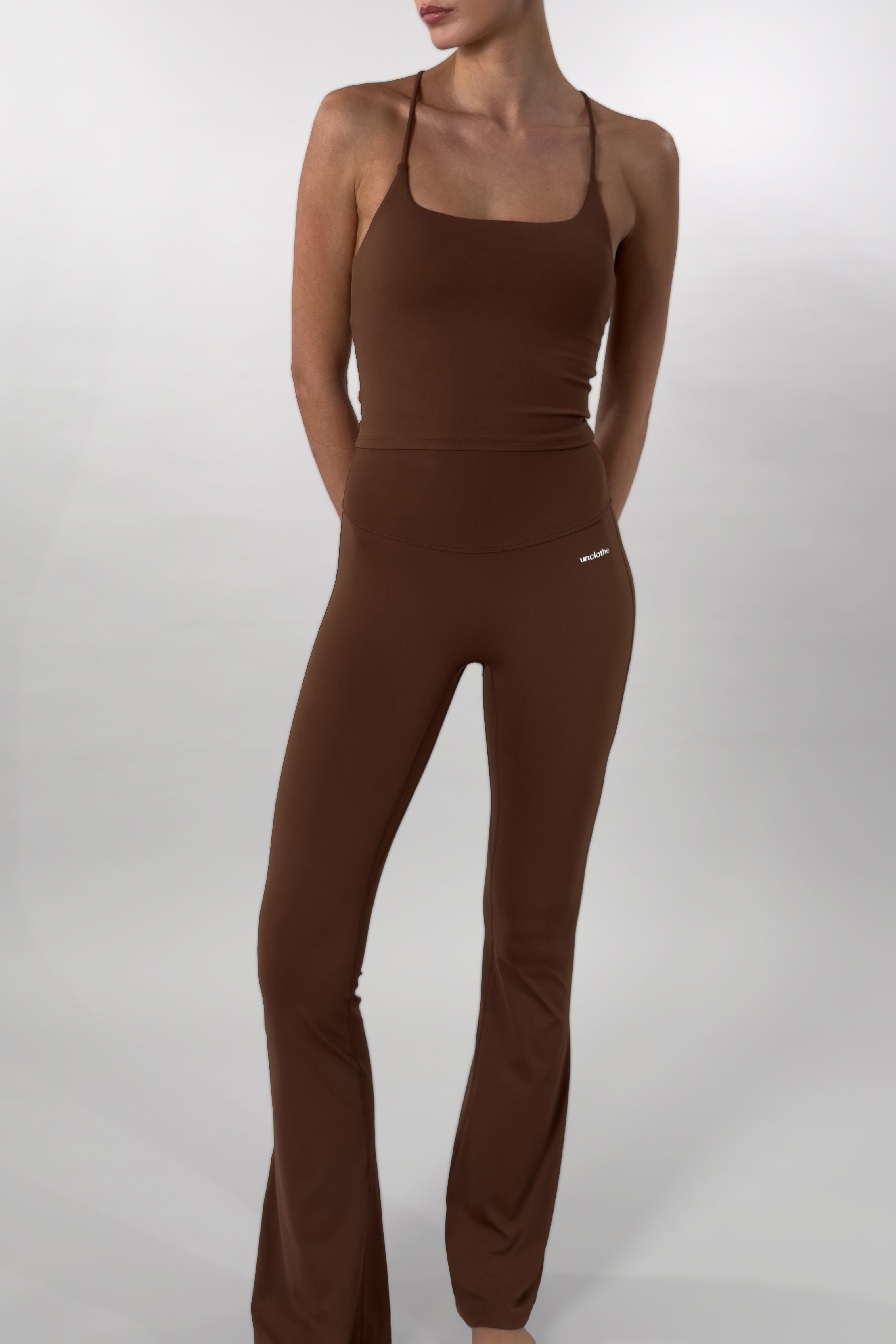 Flare Sculpt Pants - Cacao
