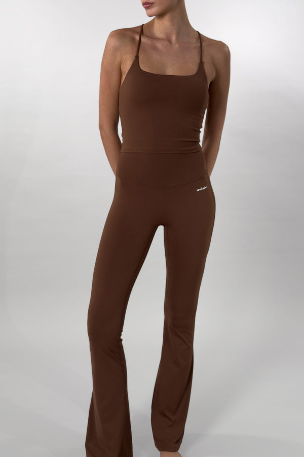 Flare Sculpt Pants - Cacao