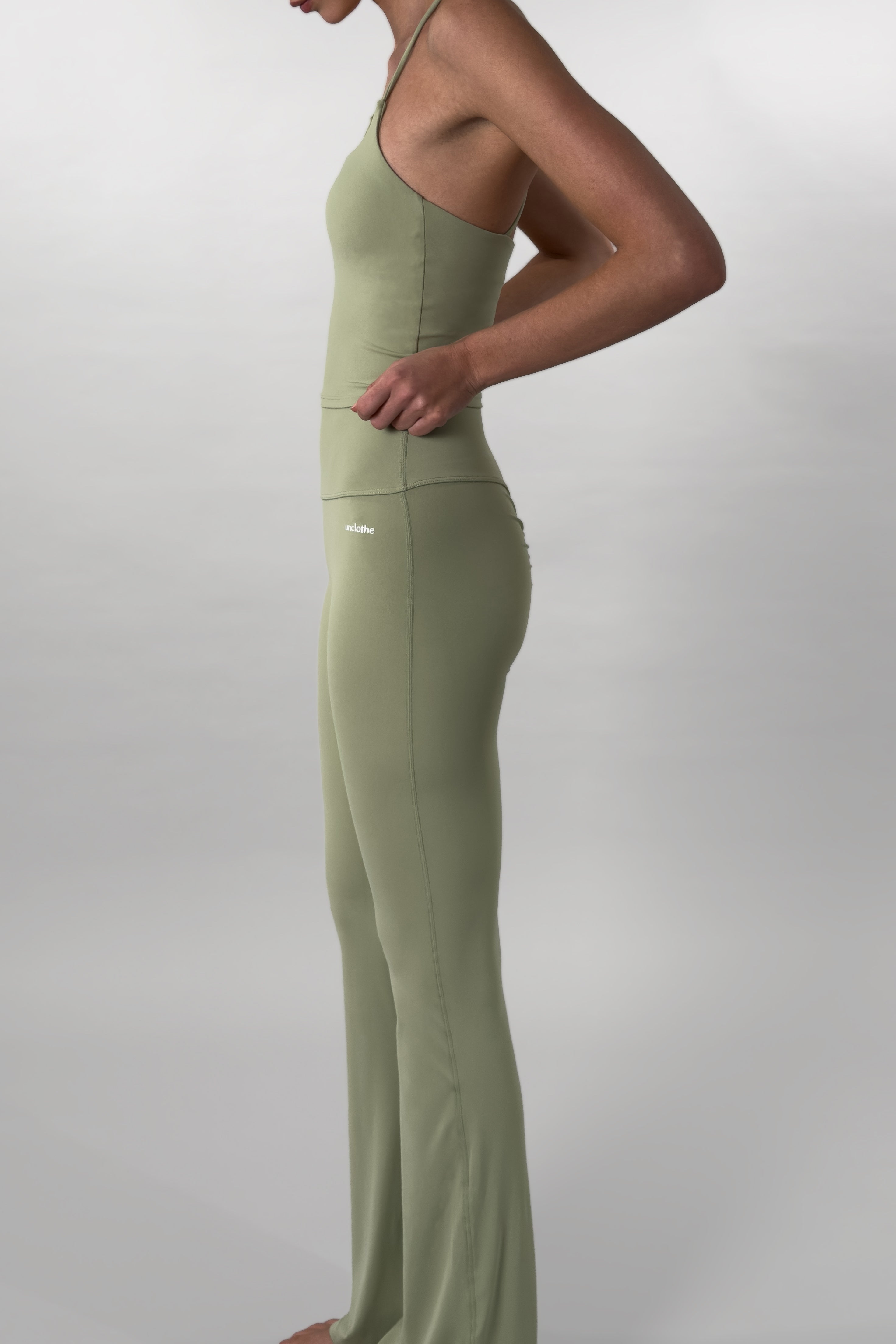 Flare Sculpt Pants - Matcha