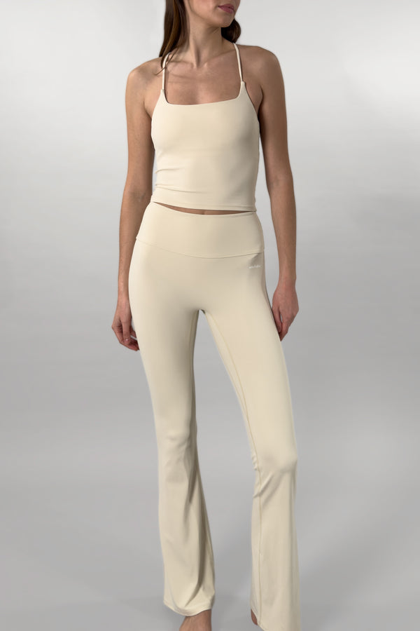 Flare Sculpt Pants - Vanilla