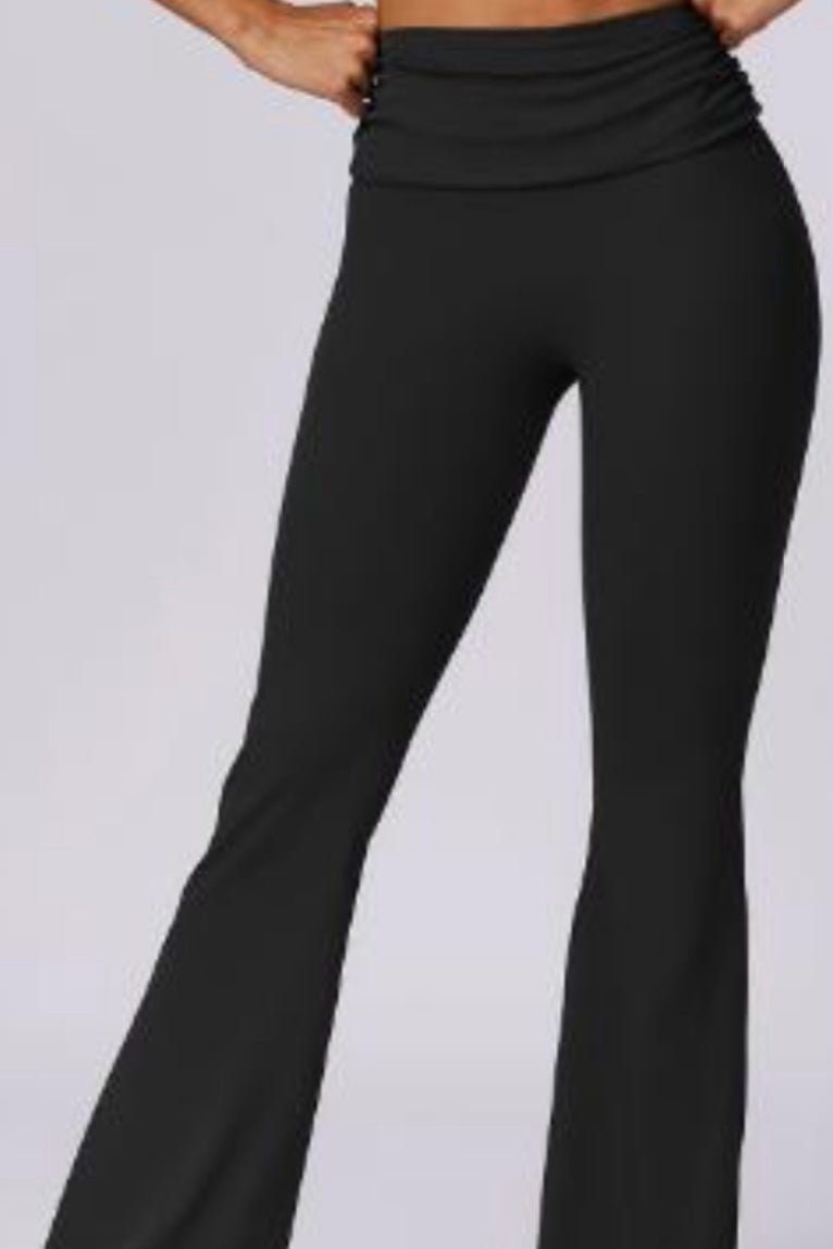 Pantalon à revers noir