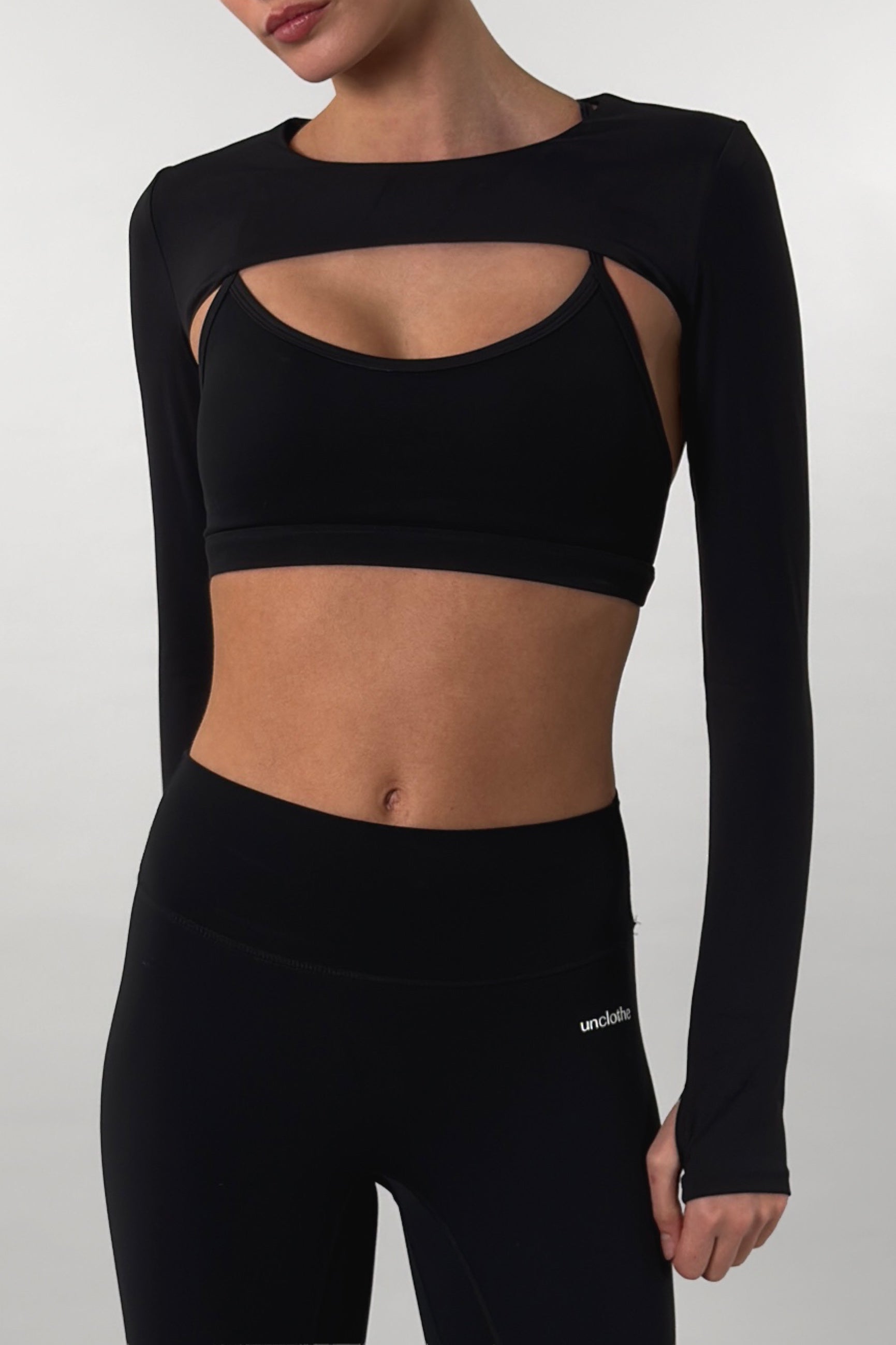 Mini Sleeve Top - Black