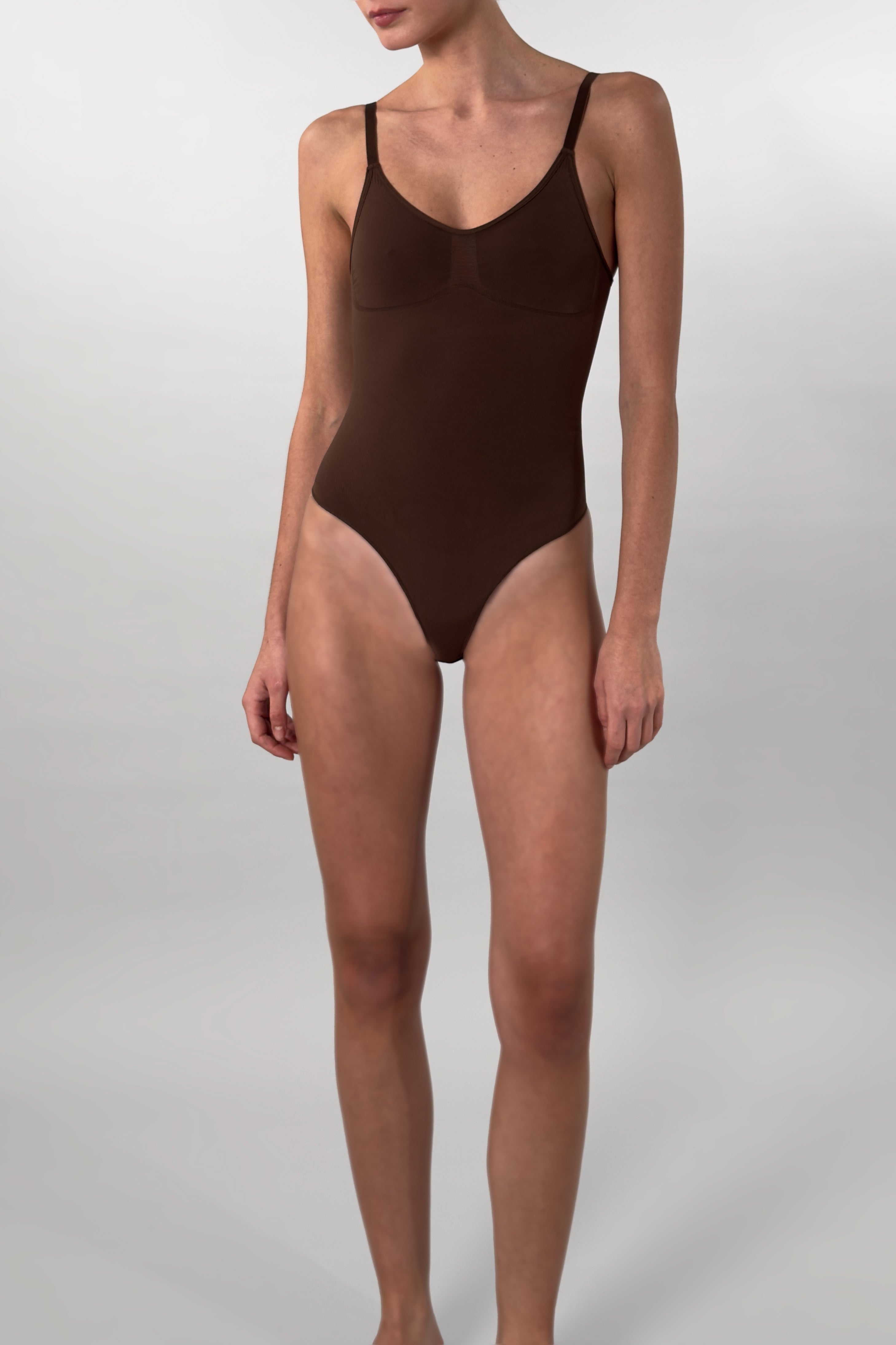 Thong Bodysuit - Espresso