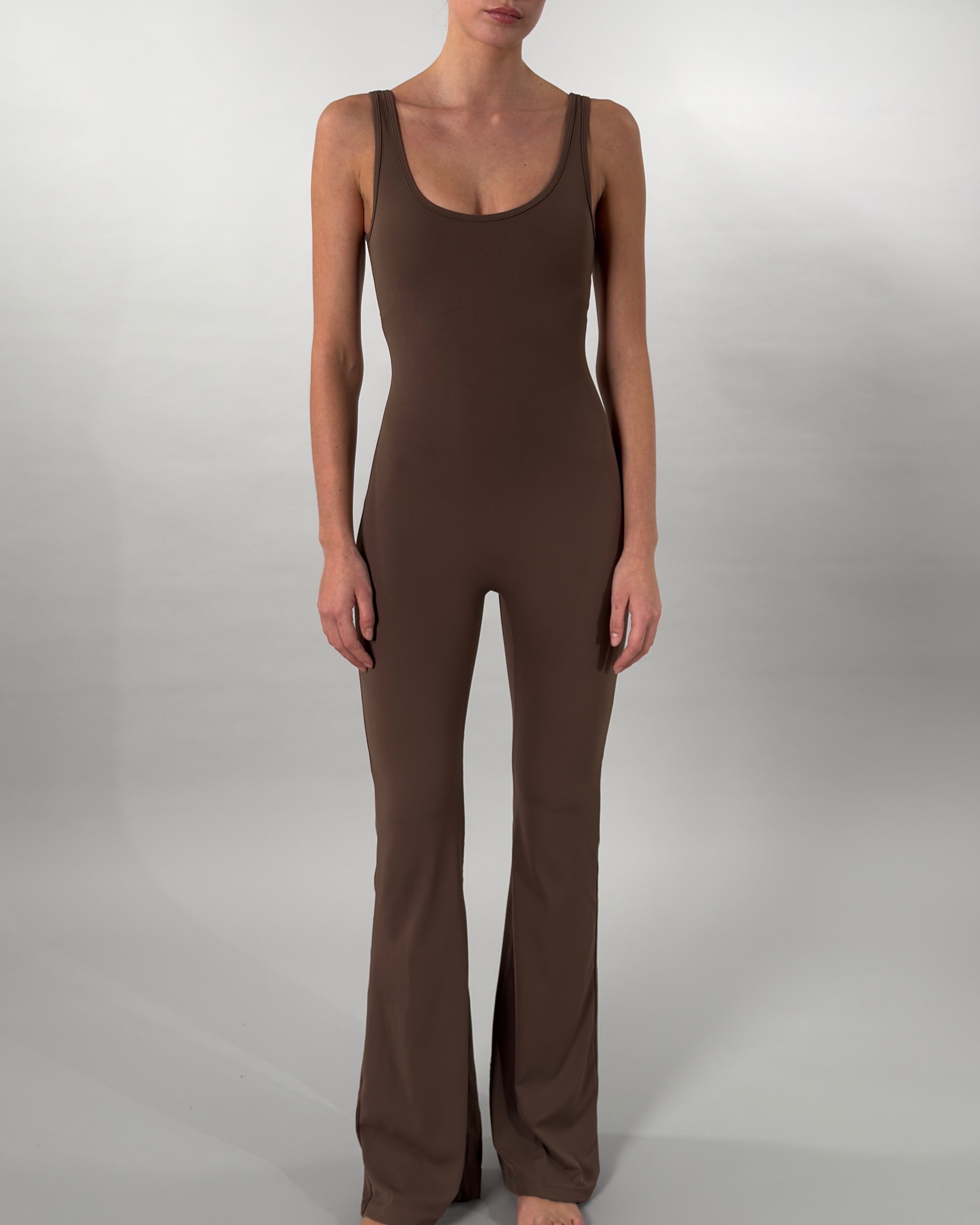 Combinaison scrunch taupe