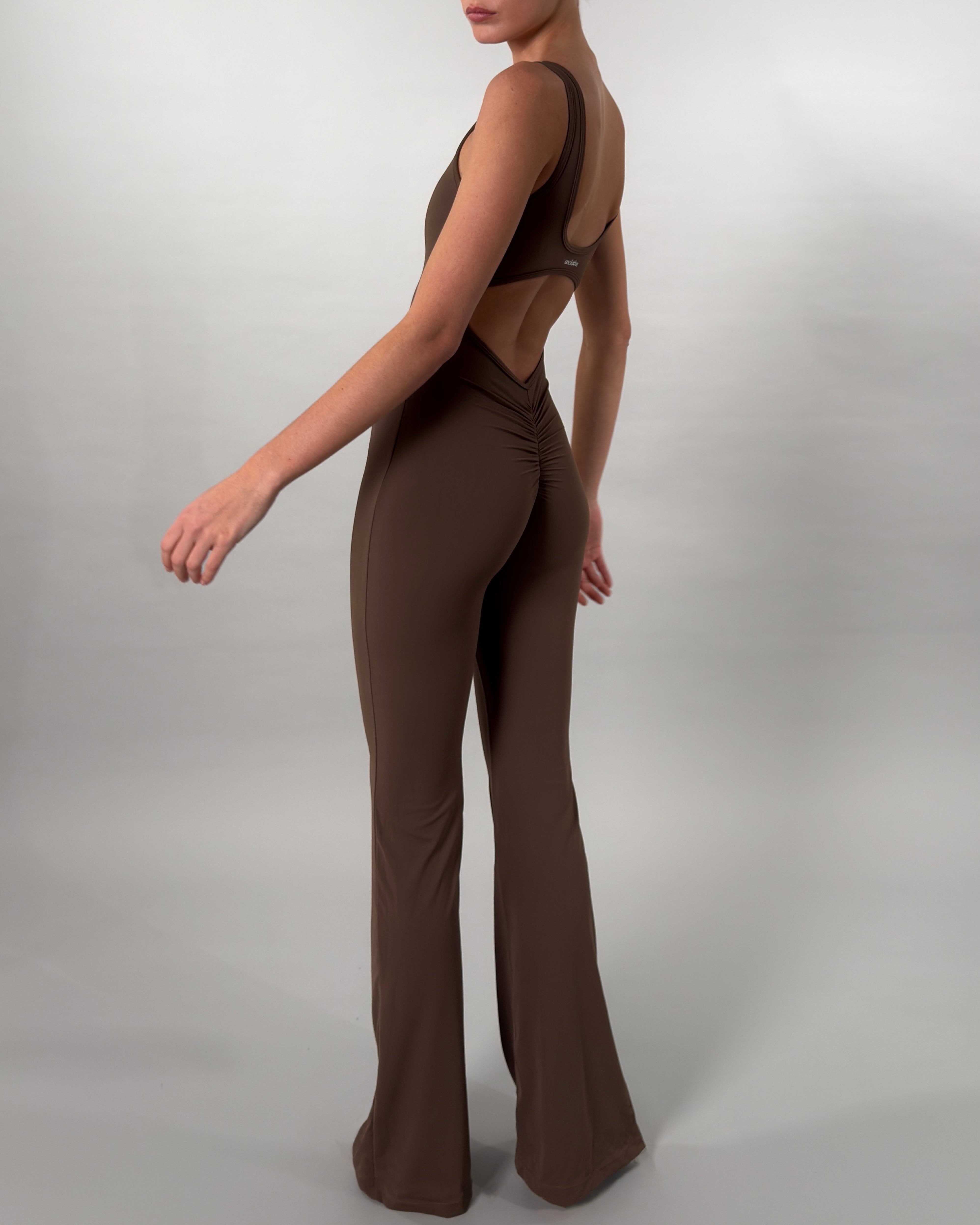 Combinaison scrunch taupe